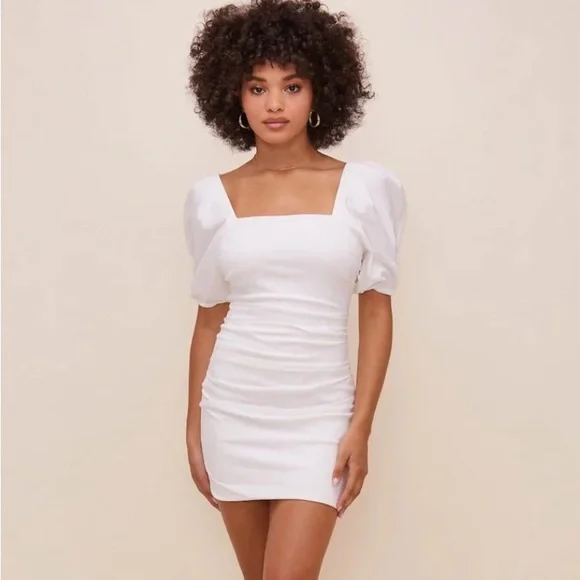 Astr The Label White Dress | Color: White | Size: L | Mbfrankiee's Closet Astr The Label White Dress | Color: White | Size: L | Mbfrankiee's Closet